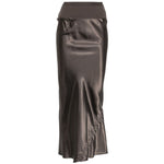 Gonna lunga con arricciatura in grigio Rick owens - donna 