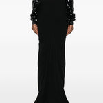 Gonna maxi coda in nero Rick owens - donna 