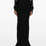Gonna maxi coda in nero Rick owens - donna 