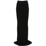 Gonna maxi coda in nero Rick owens - donna 