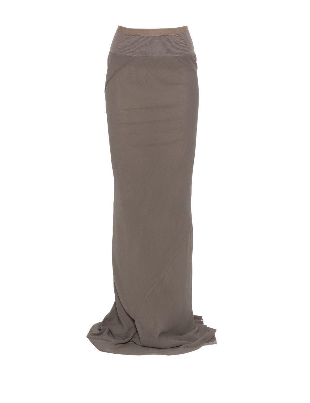 Gonna maxi coda in grigio Rick owens - donna 
