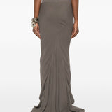 Gonna maxi coda in grigio Rick owens - donna 