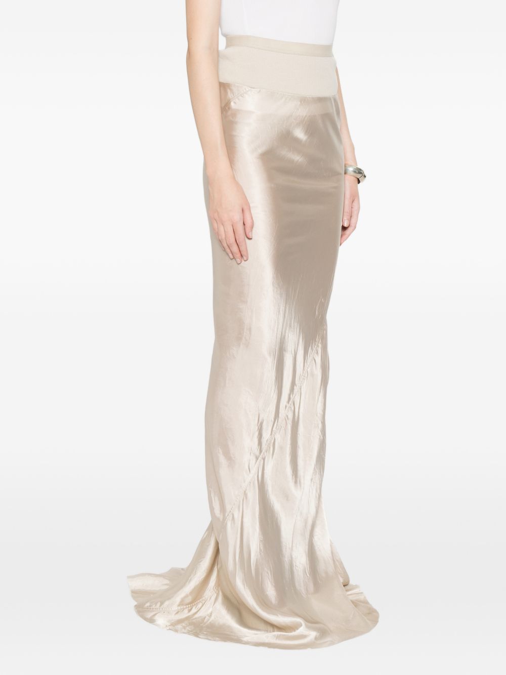 Gonna maxi coda in avorio Rick owens - donna 