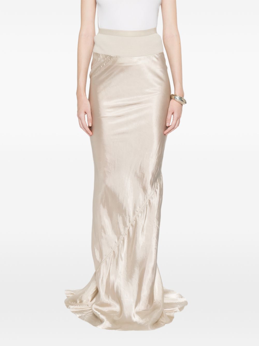 Gonna maxi coda in avorio Rick owens - donna 