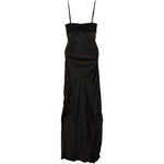 Abito combo slip in nero Rick Owens - donna 