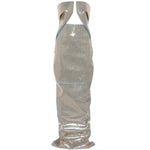 Abito lungo con paillettes in argento Rick Owens - donna 