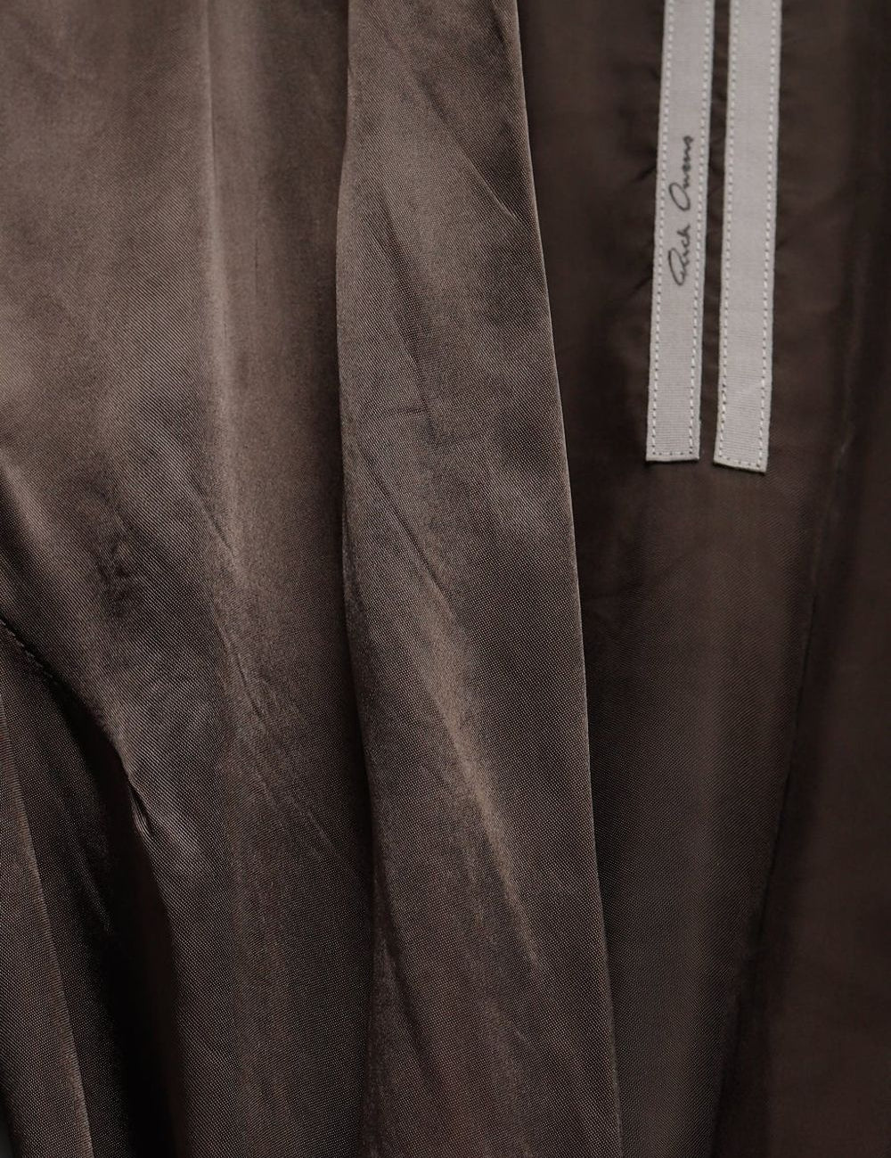 Abito asimmetrico in marrone Rick Owens - donna 