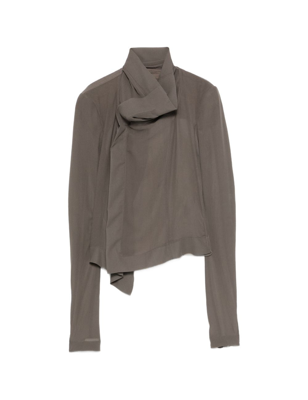 Giacca biker classica in talpa Rick Owens - donna 