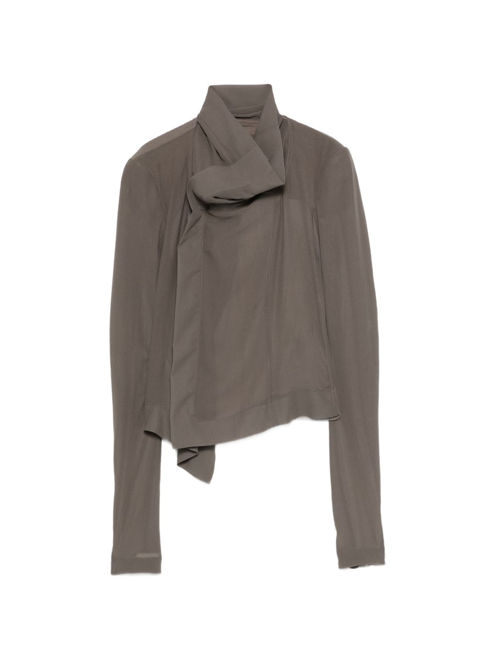 Giacca biker classica in talpa Rick Owens - donna 