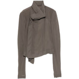 Giacca biker classica in talpa Rick Owens - donna 
