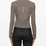 Giacca biker classica in talpa Rick Owens - donna 