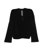 Giacca Maria con scollo a V in nero Rick Owens - donna 