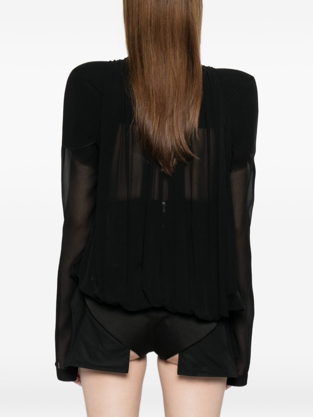 Giacca Maria con scollo a V in nero Rick Owens - donna 