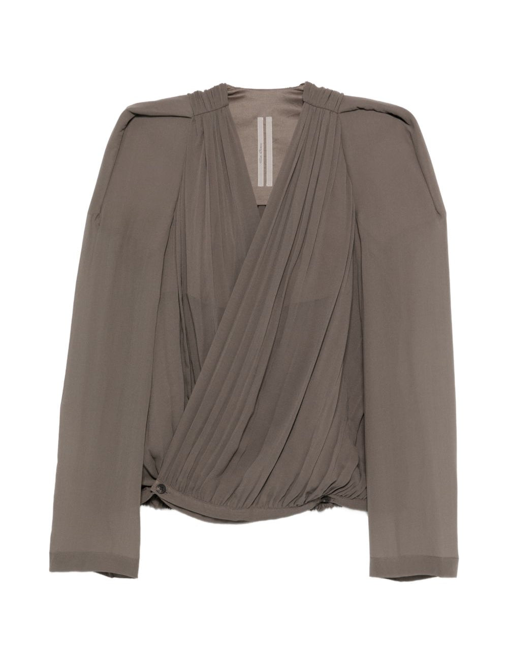 Giacca Maria con scollo a V in talpa Rick Owens - donna 