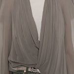 Giacca Maria con scollo a V in talpa Rick Owens - donna 