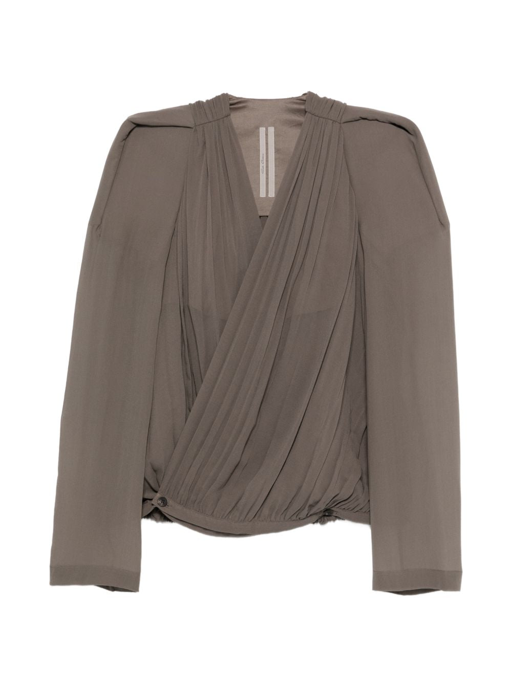 Blusa Maria con scollo a V in talpa Rick Owens - donna 