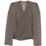 Blusa Maria con scollo a V in talpa Rick Owens - donna 