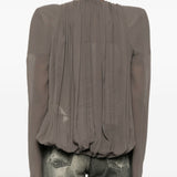 Blusa Maria con scollo a V in talpa Rick Owens - donna 