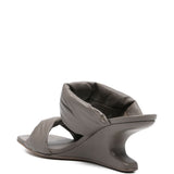 Sandali intrecciati in grigio Rick owens - donna 