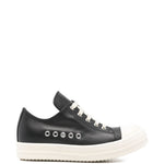 Sneakers in pelle in nero Rick owens - donna 