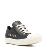 Sneakers in pelle in nero Rick owens - donna 