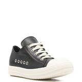Sneakers in pelle in nero Rick owens - donna 