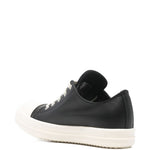 Sneakers in pelle in nero Rick owens - donna 