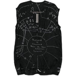Top con stampa grafica in nero Rick owens - uomo 