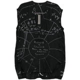Top con stampa grafica in nero Rick owens - uomo 