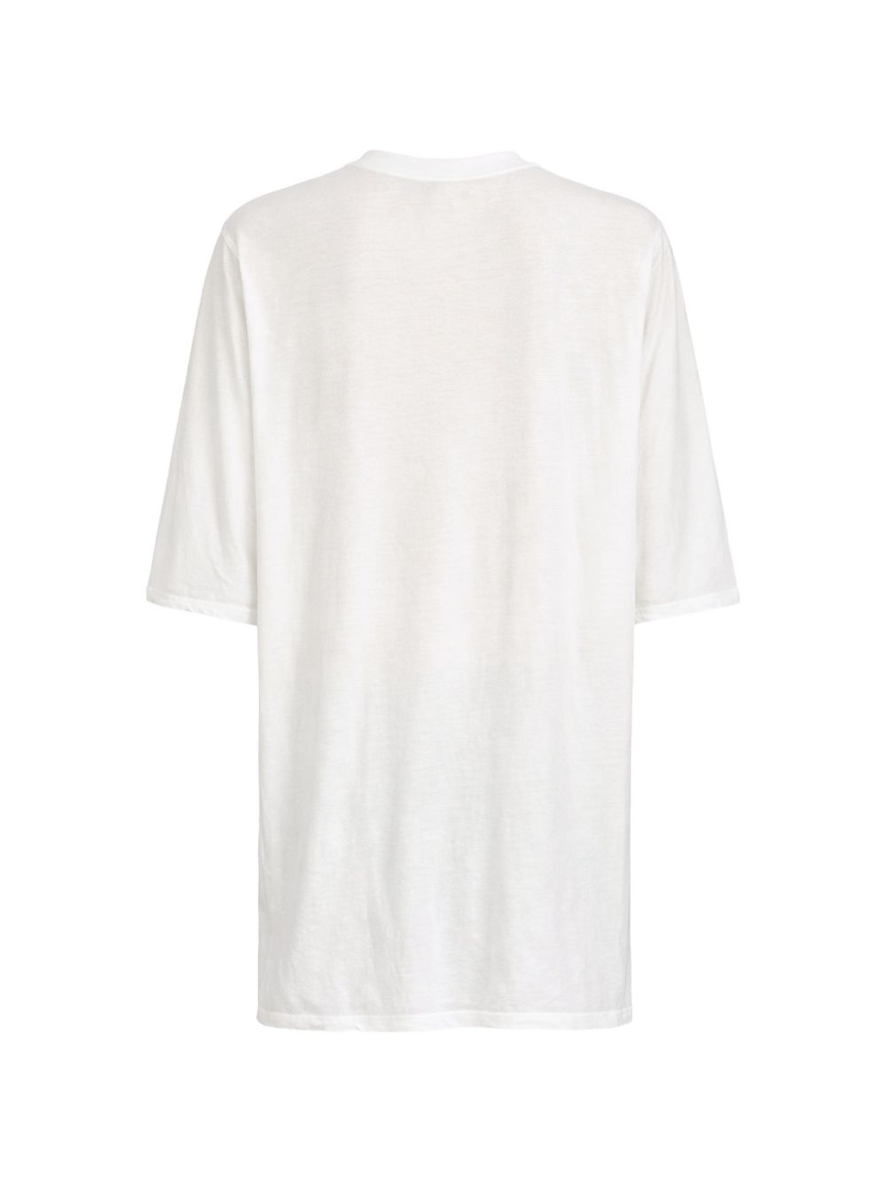T-shirt a manica corta in bianco Rick owens - uomo 