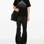 T-shirt con grafica in nero Rick owens - uomo 