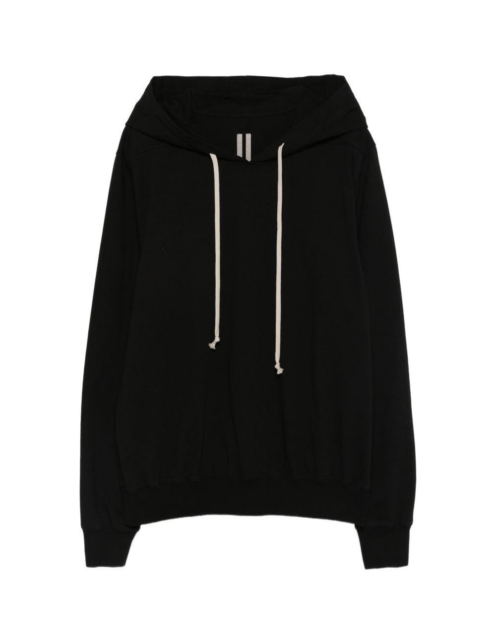 Felpa con cappuccio in nero Rick owens - uomo 