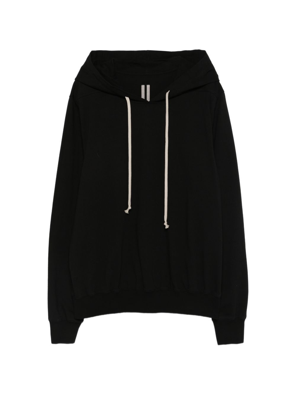 Felpa con cappuccio in nero Rick owens - uomo 