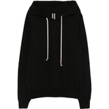 Felpa con cappuccio in nero Rick owens - uomo 