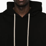Felpa con cappuccio in nero Rick owens - uomo 
