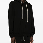 Felpa con cappuccio in nero Rick owens - uomo 