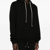 Felpa con cappuccio in nero Rick owens - uomo 