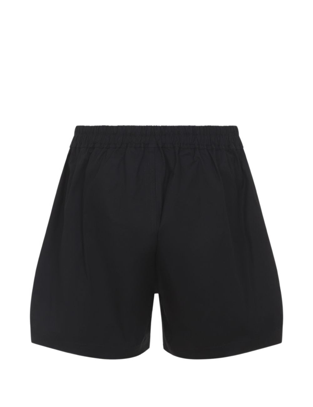 Shorts con coulisse in nero Rick owens - uomo 