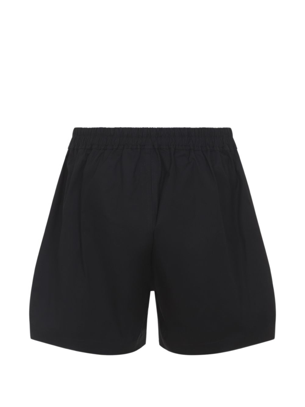 Shorts con coulisse in nero Rick owens - uomo 