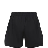 Shorts con coulisse in nero Rick owens - uomo 
