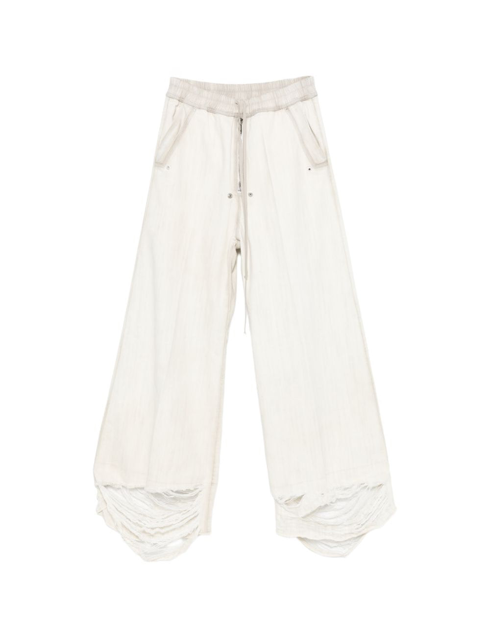 Pantaloni Bela con coulisse in avorio Rick owens - uomo 