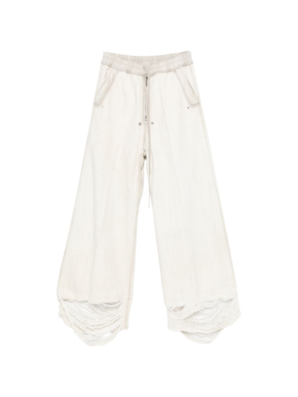 Pantaloni Bela con coulisse in avorio Rick owens - uomo 
