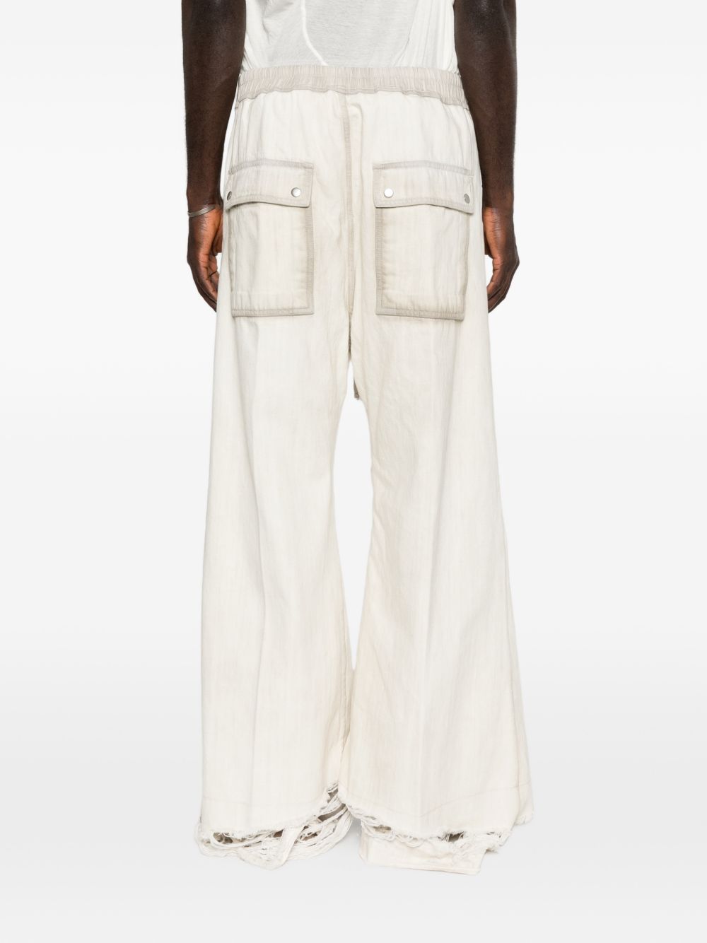 Pantaloni Bela con coulisse in avorio Rick owens - uomo 
