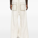 Pantaloni Bela con coulisse in avorio Rick owens - uomo 