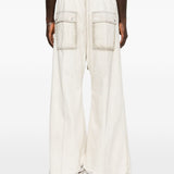 Pantaloni Bela con coulisse in avorio Rick owens - uomo 