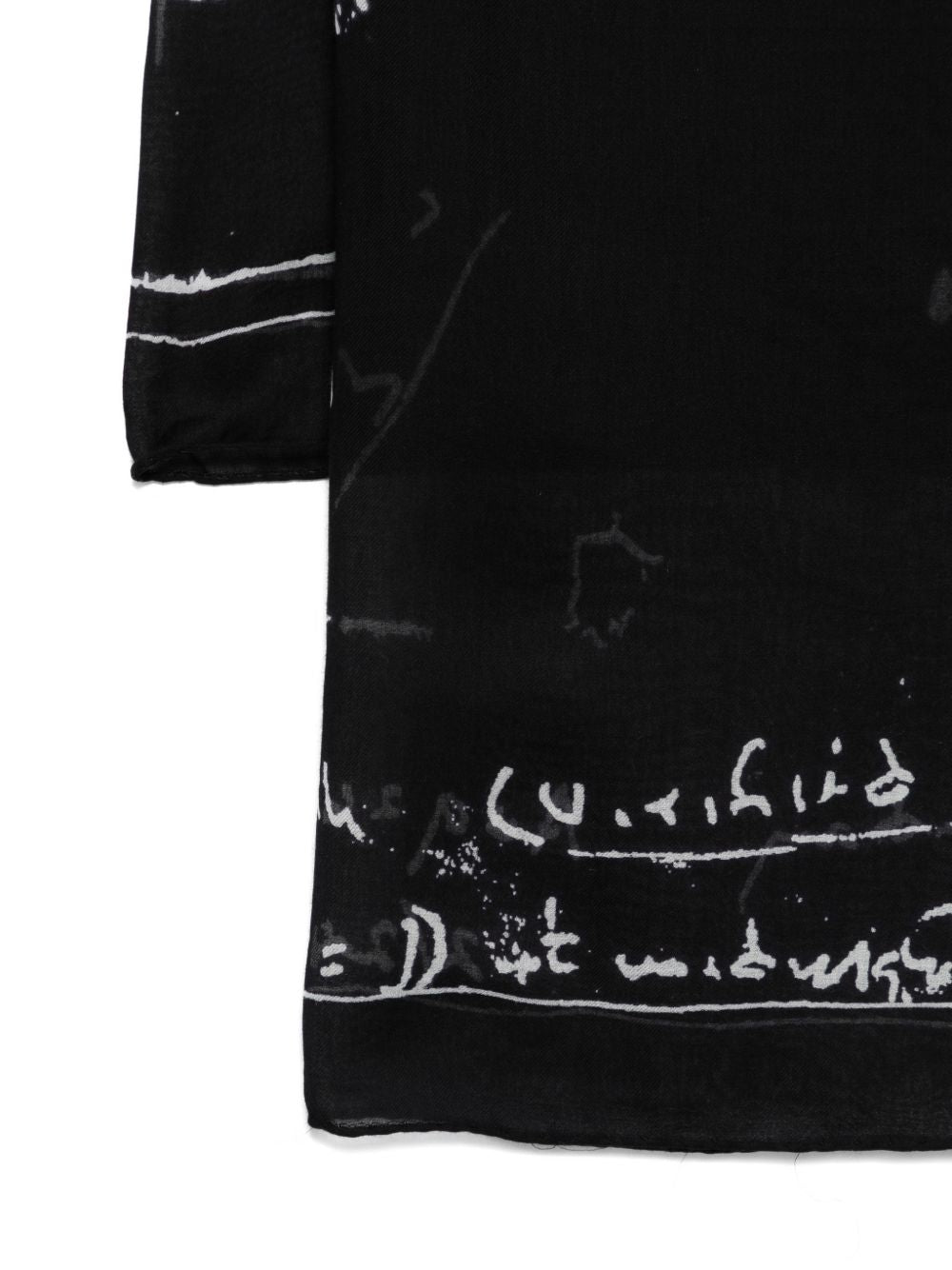 Sciarpa Pino Astro in nero Rick owens - uomo 
