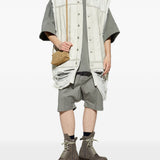 Gilet strappato in grigio Rick owens - uomo 
