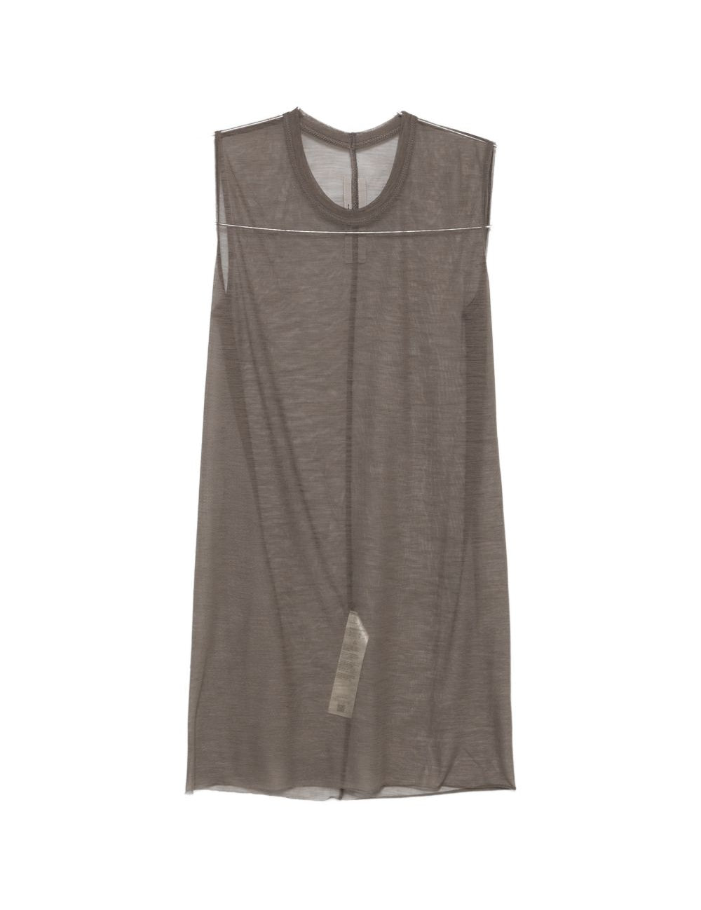 Canotta basic in grigio Rick owens - uomo 