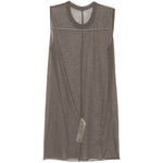 Canotta basic in grigio Rick owens - uomo 