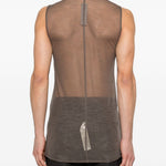 Canotta basic in grigio Rick owens - uomo 